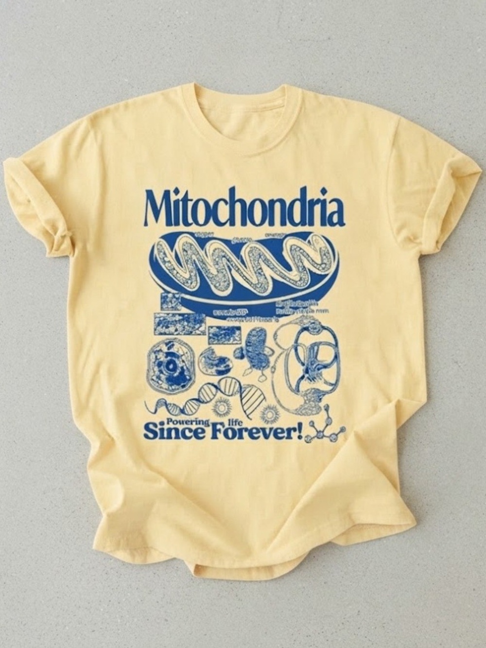 Mitochondria Science Biology Cell Organelle Graphic Gildan T-Shirt